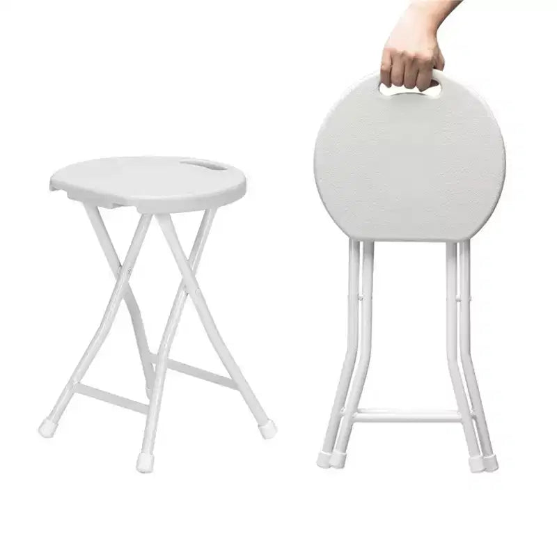 Folding Stool with Handle, Folding Chair,Folding Bar Stool with Non-Slip Feet,600 lbs Capacity