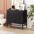 GDFStudio Ember 31.5 Modern Wooden Storage Cabinet with 2 Doors and Adjustable Shelf